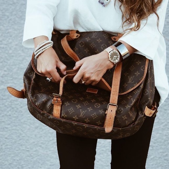 💯LARGE DISCONTINUED CROSSBODY LOUIS VUITTON - Picture 3 of 14